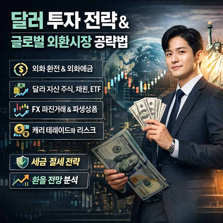 달러 투자 방법 4가지 완벽 정리! 환율 상승기 돈 버는 환테크