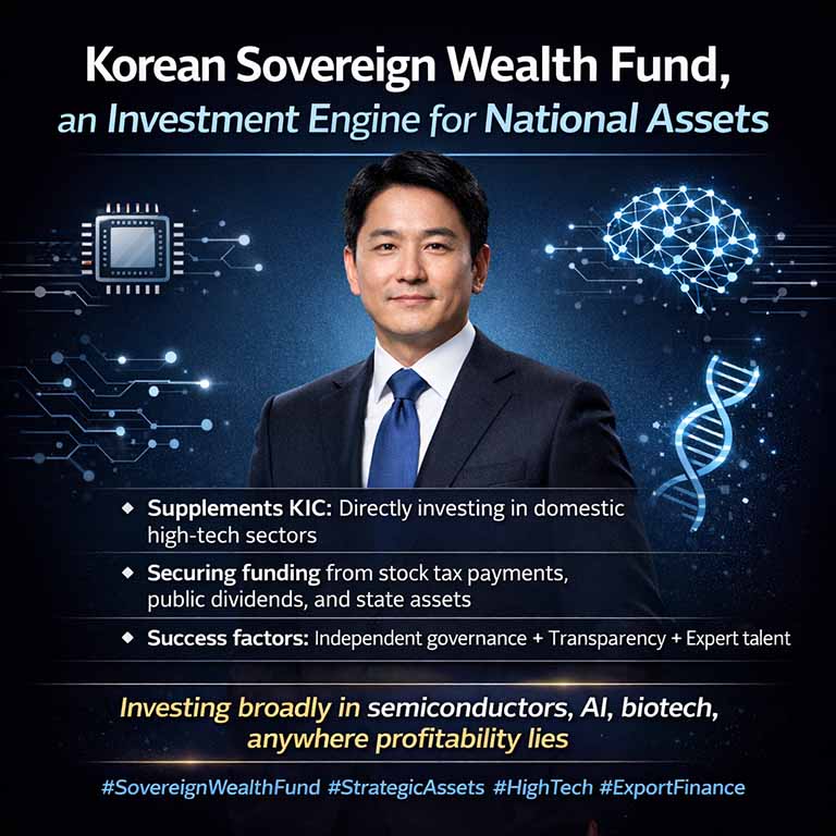 한국형 국부펀드 설립 테마섹 모델로 상속세 물납 주식 가치 키운다
