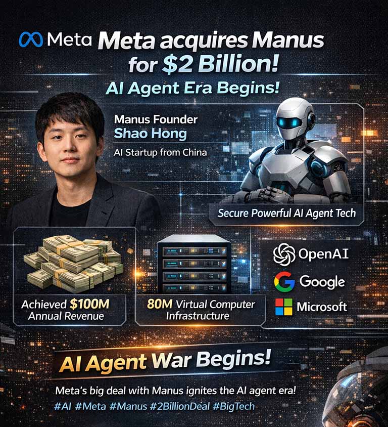 메타 마누스 인수 20억달러 빅딜 AI 에이전트 시대 본격 개막