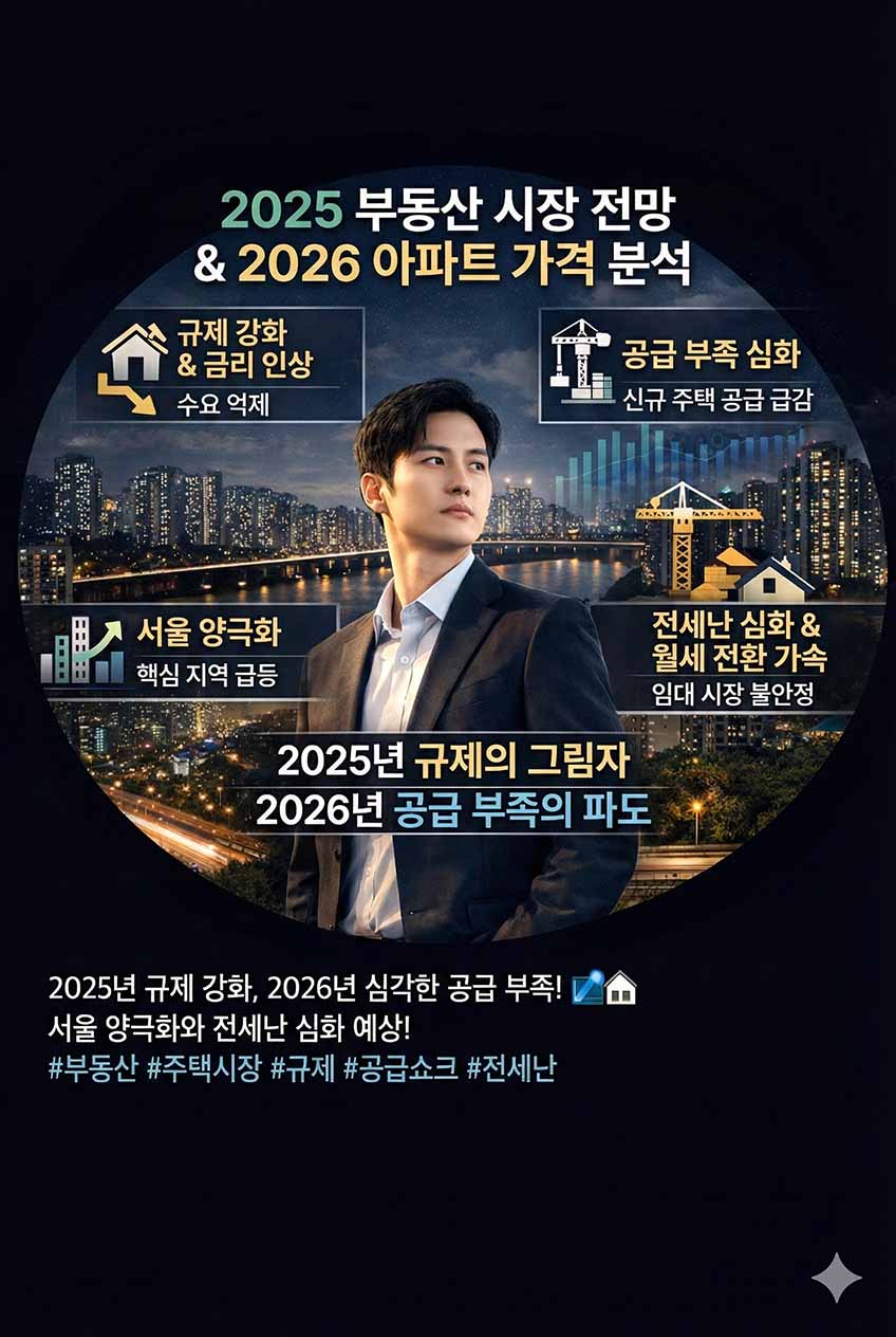 2026년 부동산 전망 공급 절벽 속 전세난과 집값 향방은